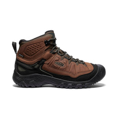 Men's Targhee IV Wide Waterproof Hiking Boot Bison/Black / Keen