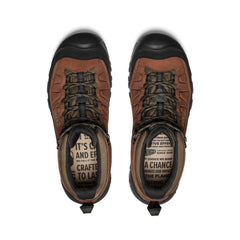 Men's Targhee IV Wide Waterproof Hiking Boot Bison/Black / Keen