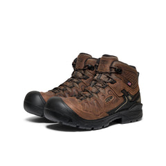 Men's Targhee IV Waterproof Work Boot (Carbon Toe) Dark Earth/Black / Keen