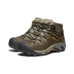 Men's Targhee II Mid Waterproof Hiking Boots Black Olive/Yellow / Keen