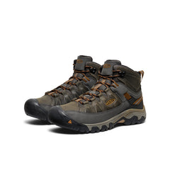 Men's Targhee III Waterproof Mid Wide Black Olive/Golden Brown / Keen