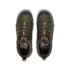 Men's Targhee III Waterproof Mid Wide Black Olive/Golden Brown / Keen