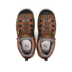 Men's Pittsburgh Energy 6" Waterproof Boot (Soft Toe) Cascade Brown/Black / Keen
