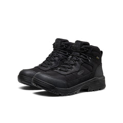 Men's Skokie Waterproof Work Boot (Soft Toe) Black/Black / Keen