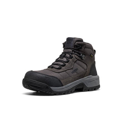 Men's Skokie Waterproof Work Boot (Carbon Toe) Magnet/Black / Keen