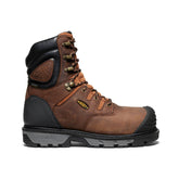 Men's Camden 8" Insulated Waterproof Boot (Carbon Toe) Leather Brown/Black / Keen