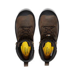 Men's CSA Camden 6" Waterproof Boot (Carbon Toe) Dark Earth/Black / Keen