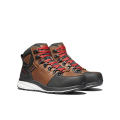 Men's Red Hook Waterproof Boot (Carbon Toe) Tobacco/Black / Keen