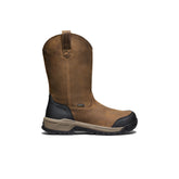 Men's Evanston Pull-On Waterproof Boot (Soft Toe) Bison/Black / Keen