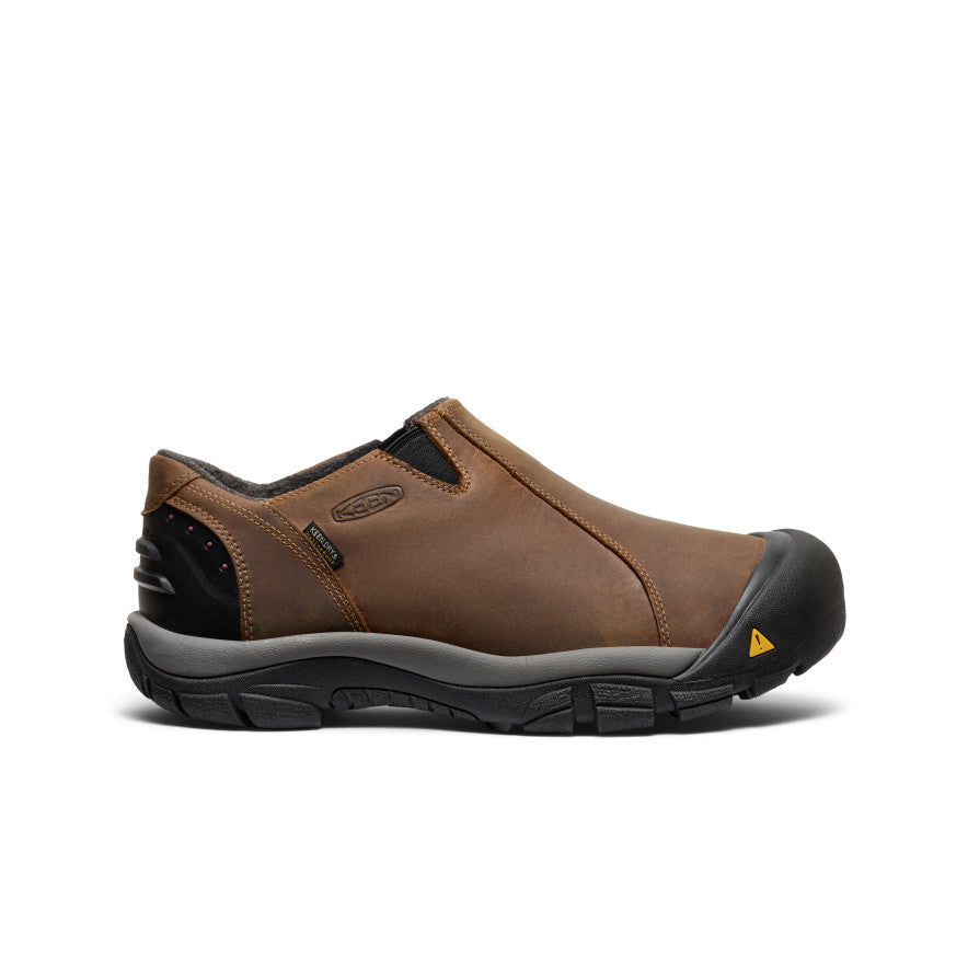 Men's Brixen Waterproof Shoe Wide Slate Black/Madder Brown / Keen