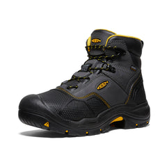 Men's Logandale Waterproof Boot (Steel Toe) Raven/Black / Keen
