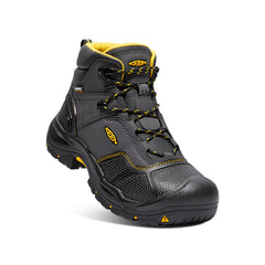 Men's Logandale Waterproof Boot (Steel Toe) Raven/Black / Keen
