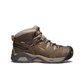 Men's Detroit XT Waterproof Boot (Soft Toe) Black Olive/Leather Brown / Keen