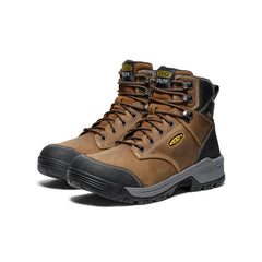 Men's Evanston 6" Waterproof Boot (Soft Toe) Bison/Black / Keen