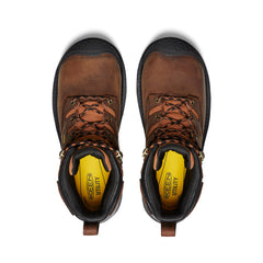 Men's Camden 6" Waterproof Boot INT MET (Carbon Toe) Leather Brown/Black / Keen