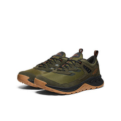 Men's Hightrail Waterproof Hiking Shoe Winter Moss/Gold Flame / Keen