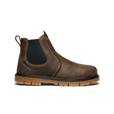 Men's San Jose Chelsea 90° Heel Boot (Aluminum Toe) Cascade Brown/Gum / Keen