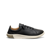 Men's KNX Leather Sneaker Black/Star White / Keen