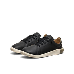 Men's KNX Leather Sneaker Black/Star White / Keen