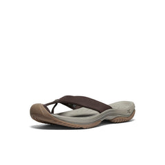 Men's Waimea Leather Flip-Flop Java/Plaza Taupe / Keen