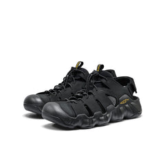 Men's Hyperport Fisherman Leather Sandal Black/Keen Yellow / Keen
