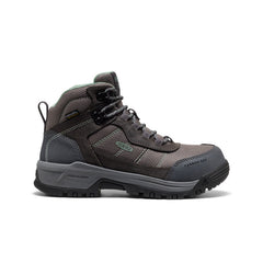 Women's Skokie Waterproof Work Boot (Carbon Toe) Magnet/Black / Keen