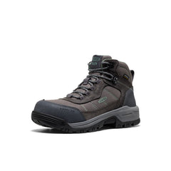 Women's Skokie Waterproof Work Boot (Carbon Toe) Magnet/Black / Keen
