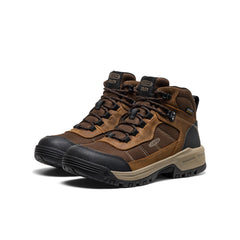Women's Skokie Waterproof Work Boot (Soft Toe) Bison/Black / Keen