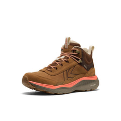 Women's Leiki Waterproof Leather Hiking Boot Chipmunk/Bison / Keen