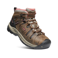 Women's Flint II Waterproof Boot (Soft Toe) Cascade Brown/Brick Dust / Keen
