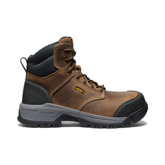 Women's Evanston 6" ESD Boot (Carbon Toe) Bison/Black / Keen