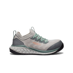 Women's Arvada Shift Work Sneaker (Carbon Toe) Steel Grey/Granite Green / Keen
