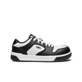 Women's Overton Work Shoe (Carbon Toe) Star White/Black / Keen