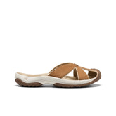 Women's Bali Leather Slide Sandal Chipmunk/Birch / Keen
