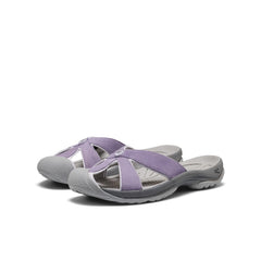 Women's Bali Leather Slide Sandal Purple Haze/Steel Grey / Keen