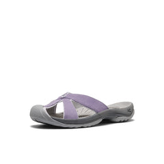 Women's Bali Leather Slide Sandal Purple Haze/Steel Grey / Keen