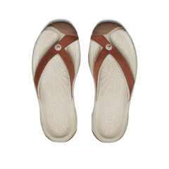 Women's Waimea Leather Flip-Flop Sorrel Horse/Plaza Taupe / Keen