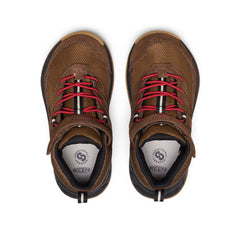 Little Kids' Hightrail Waterproof Hiking Boot Dark Earth/Garnet / Keen