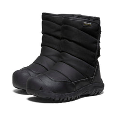 Little Kids' Puffrider Waterproof Winter Boot Black/Steel Grey / Keen