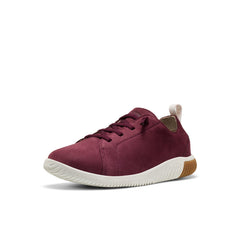 Big Kids' KNX Leather Sneaker Fig/Star White / Keen