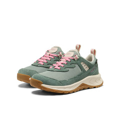 Big Kids' Hightrail Waterproof Hiking Shoe Lily Pad/Cashmere Rose / Keen
