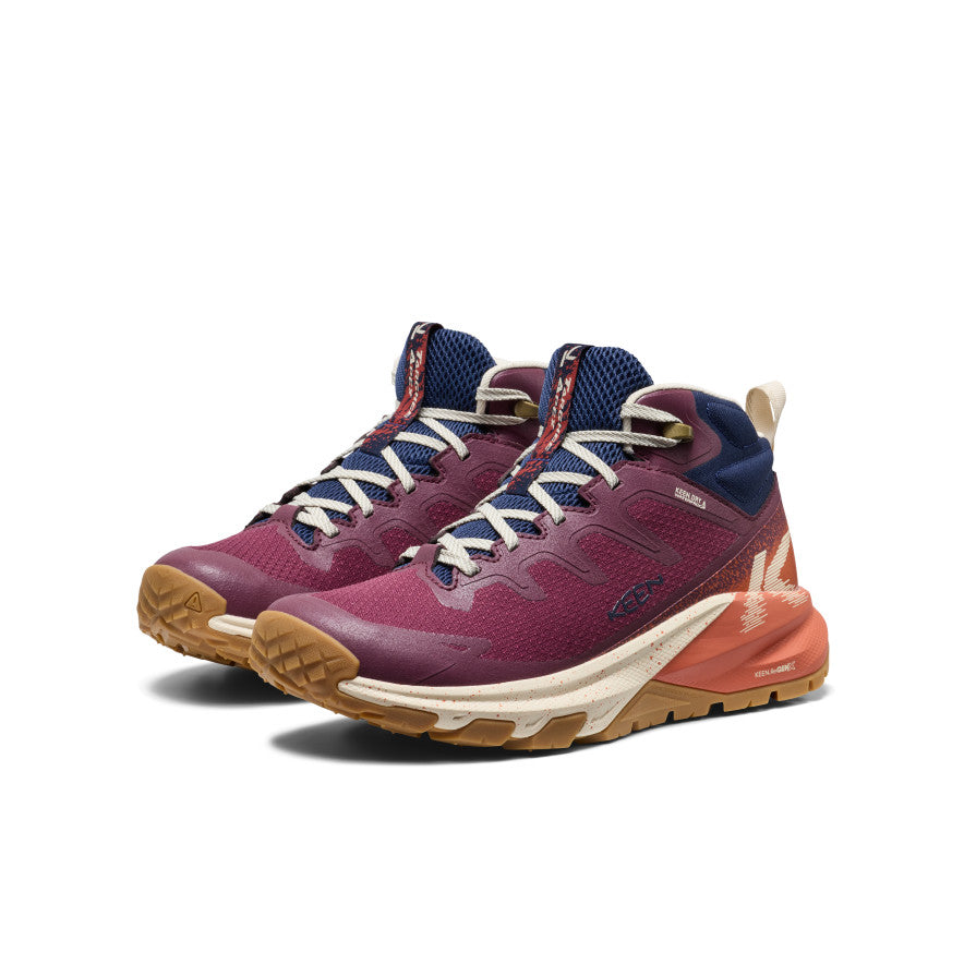 Women's Targhee Apex Waterproof Hiking Boot Fig/Burnt Brick / Keen