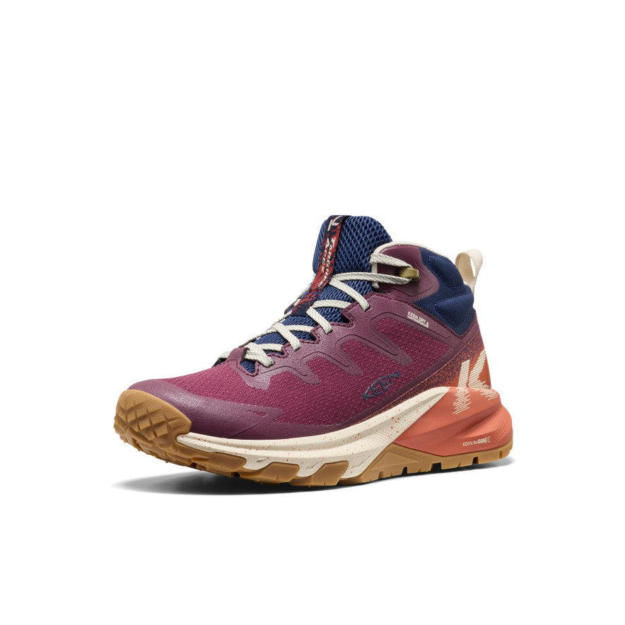 Women's Targhee Apex Waterproof Hiking Boot Fig/Burnt Brick / Keen