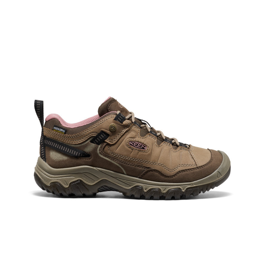 Women's Targhee IV Waterproof Hiking Shoe Brindle/Nostalgia Rose / Keen