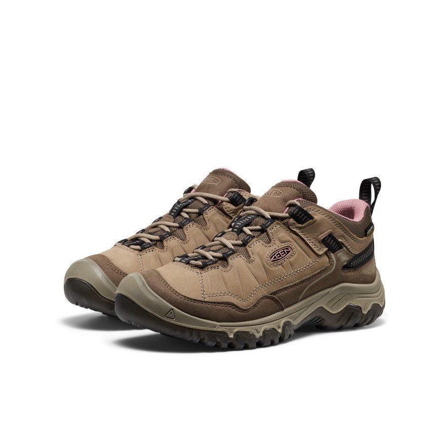 Women's Targhee IV Waterproof Hiking Shoe Brindle/Nostalgia Rose / Keen