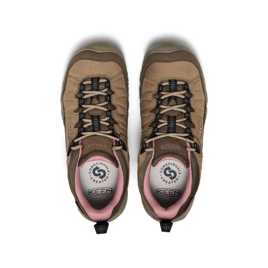 Women's Targhee IV Waterproof Hiking Shoe Brindle/Nostalgia Rose / Keen