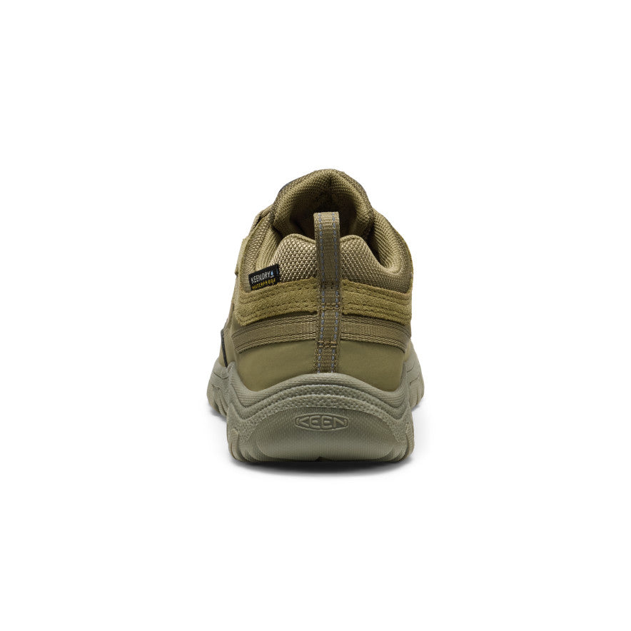 Big Kids' Targhee IV Waterproof Hiking Shoe Martini Olive / Keen