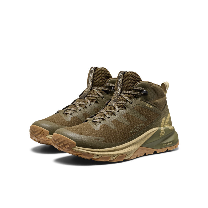 Men's Targhee Apex Wide Waterproof Hiking Boot Dark Olive/Khaki / Keen