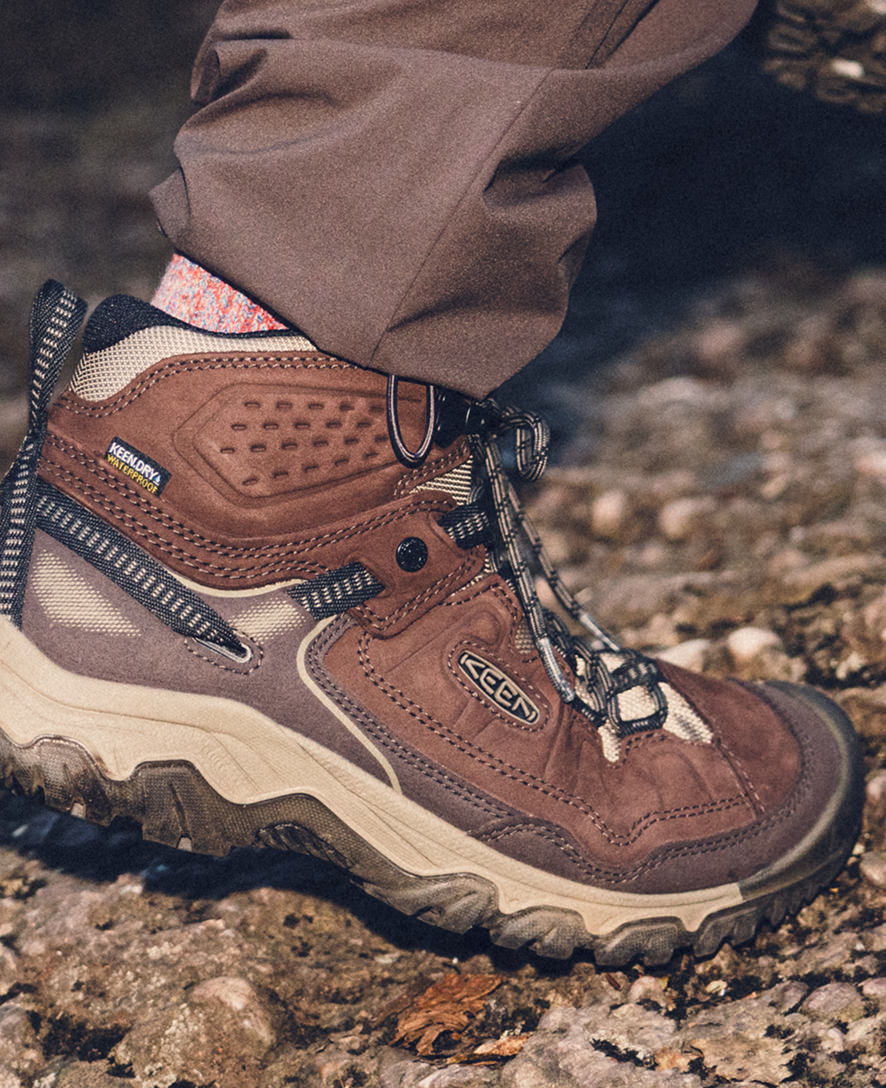 Men's Targhee IV Waterproof Hiking Boot Java/Brindle / Keen