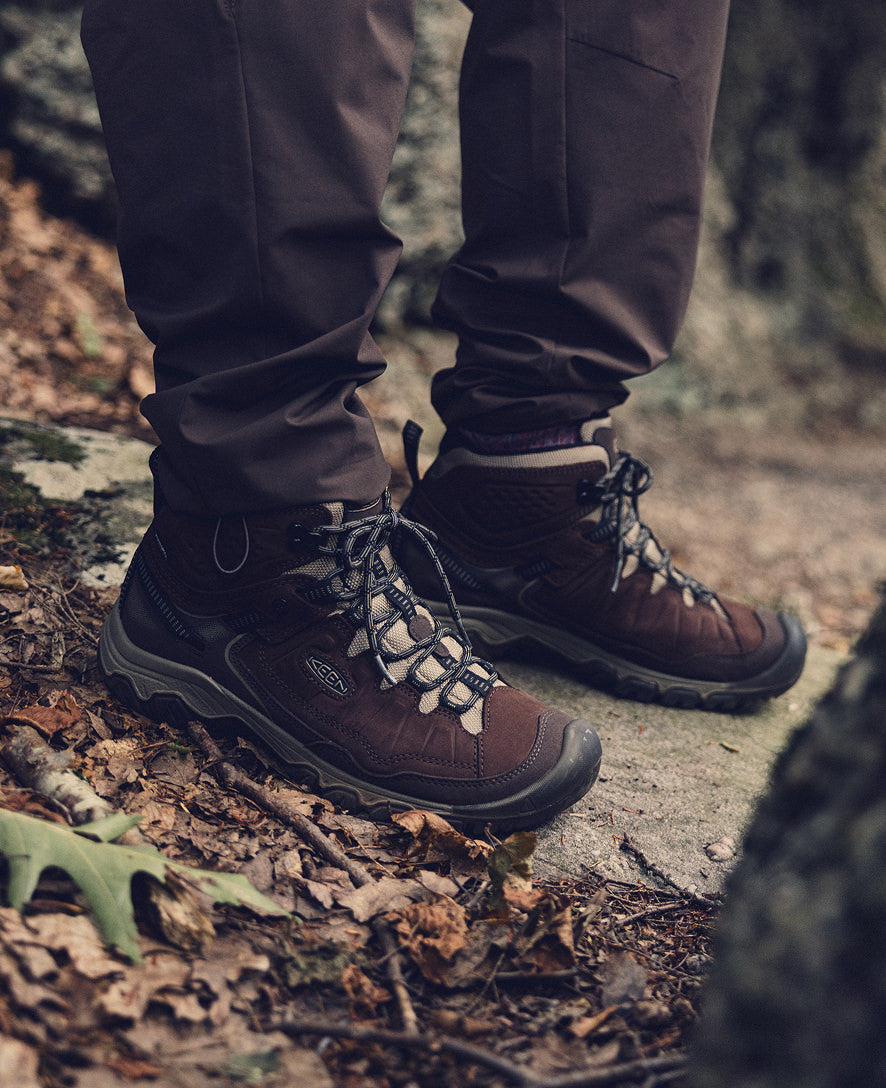 Men's Targhee IV Waterproof Hiking Boot Java/Brindle / Keen